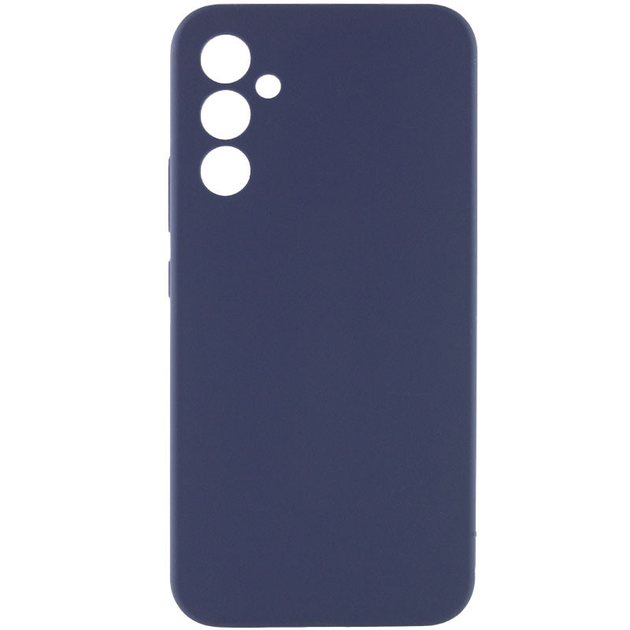 Чохол Silicone Cover Lakshmi Full Camera (AAA) для Samsung Galaxy S24 FE (Темно-синій/Midnight blue)