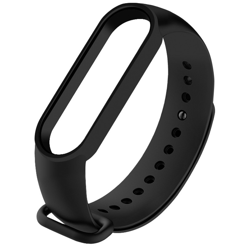 Силіконовий ремінець для Xiaomi Mi Band 5/6 - Black