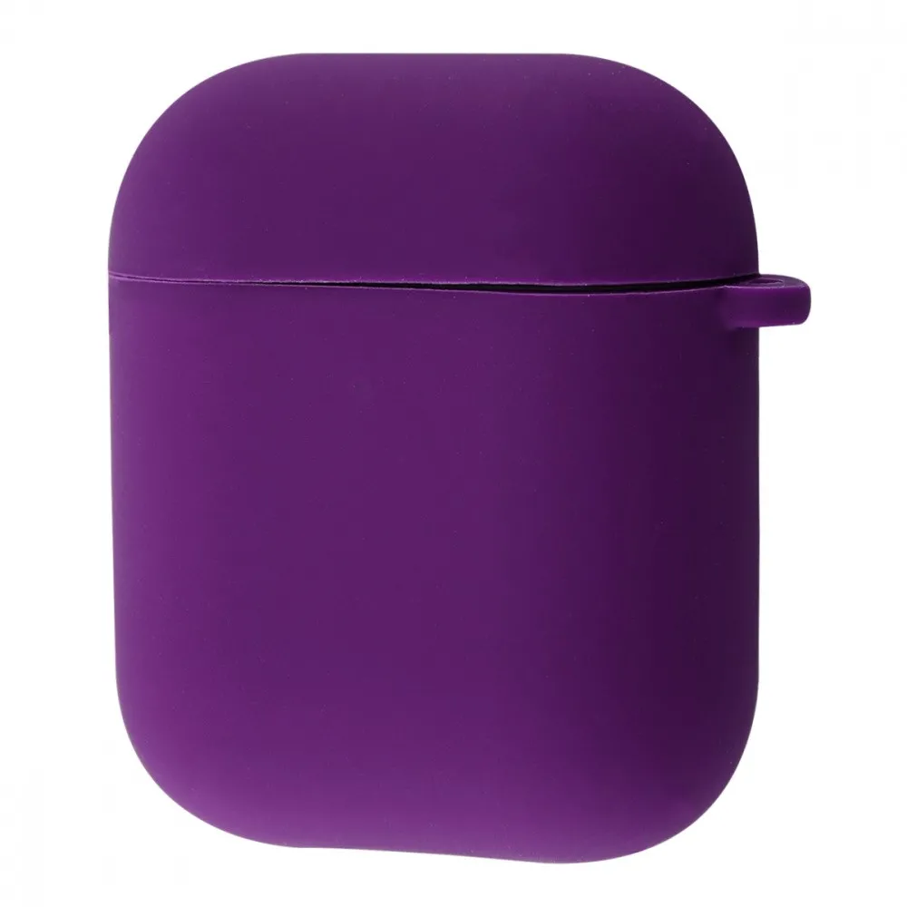 Чохол Silicone Case Full for AirPods 1/2 (ультрафіолетовий)