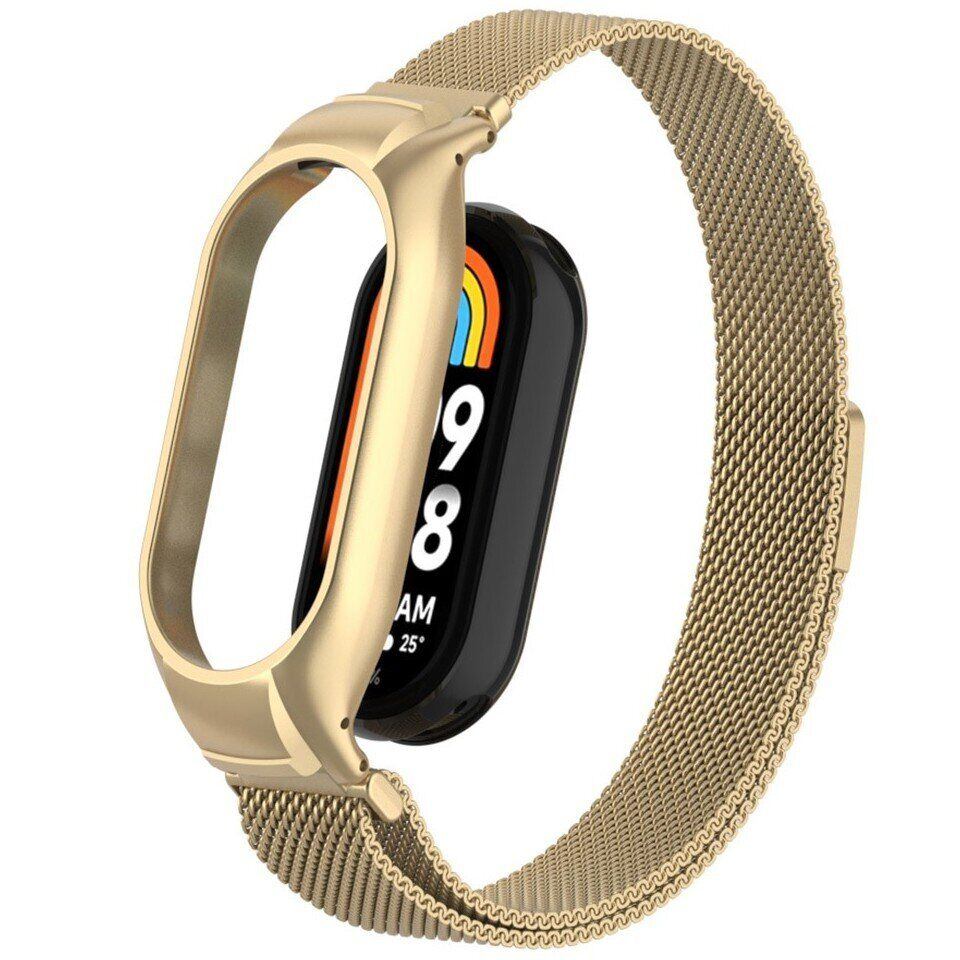 Ремінець Mi Band 8 Milanese Gold