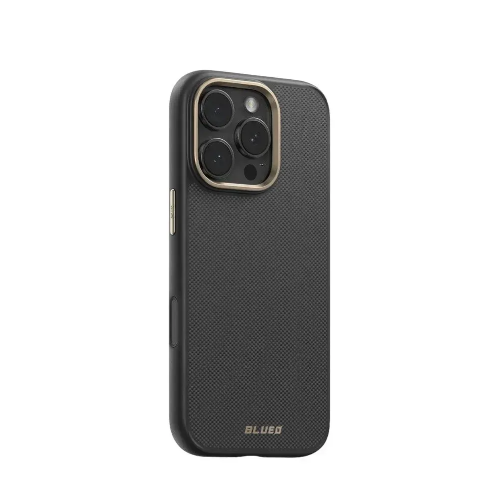 Чохол Blueo Armor Aramid Fiber Phone Case (600D) for iPhone 16 Pro Max with MagSafe Black