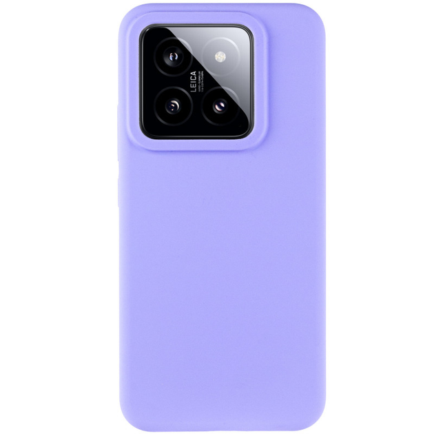 Чохол Silicone Cover Lakshmi (AAA) для Xiaomi 14 (Бузковий / Dasheen)