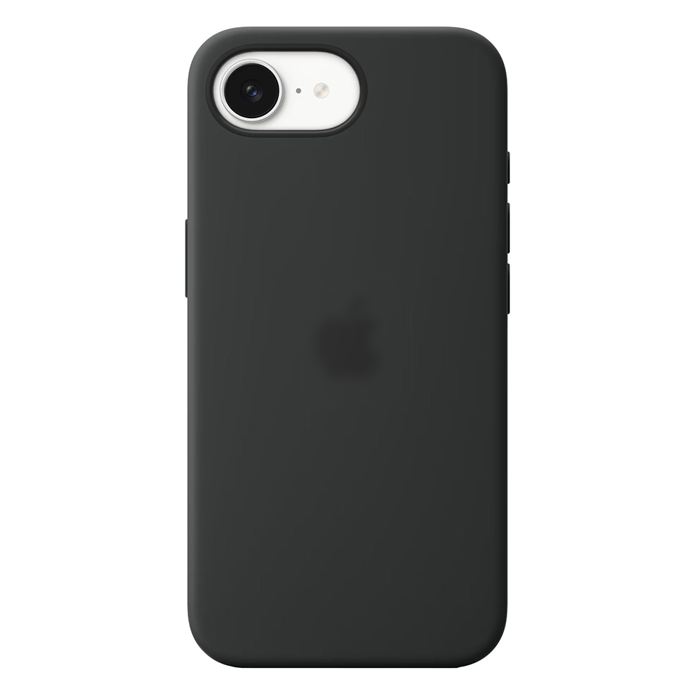 Чохли Silicone Case with Animation & MagSafe iPhone 16e, Black (OEM)