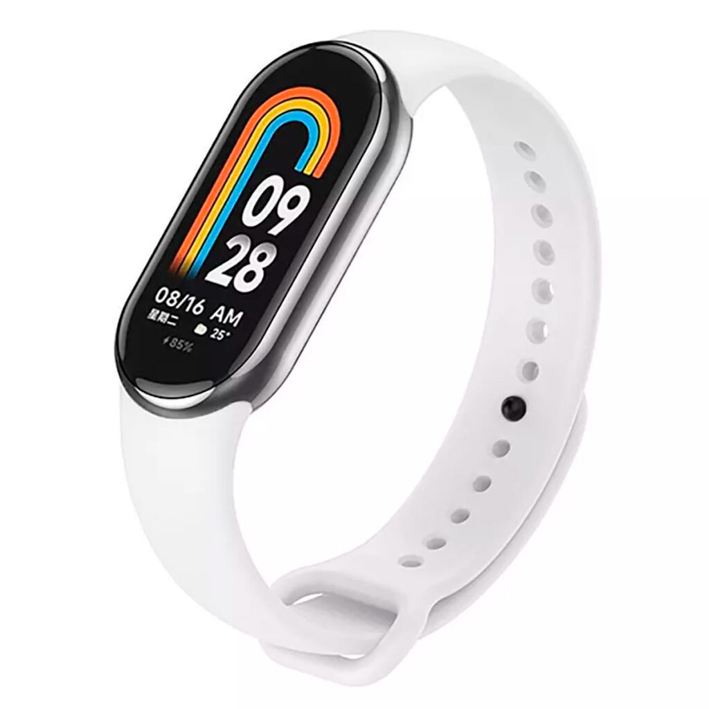 Ремінець Silicone Xiaomi Mi Band 8 (білий)