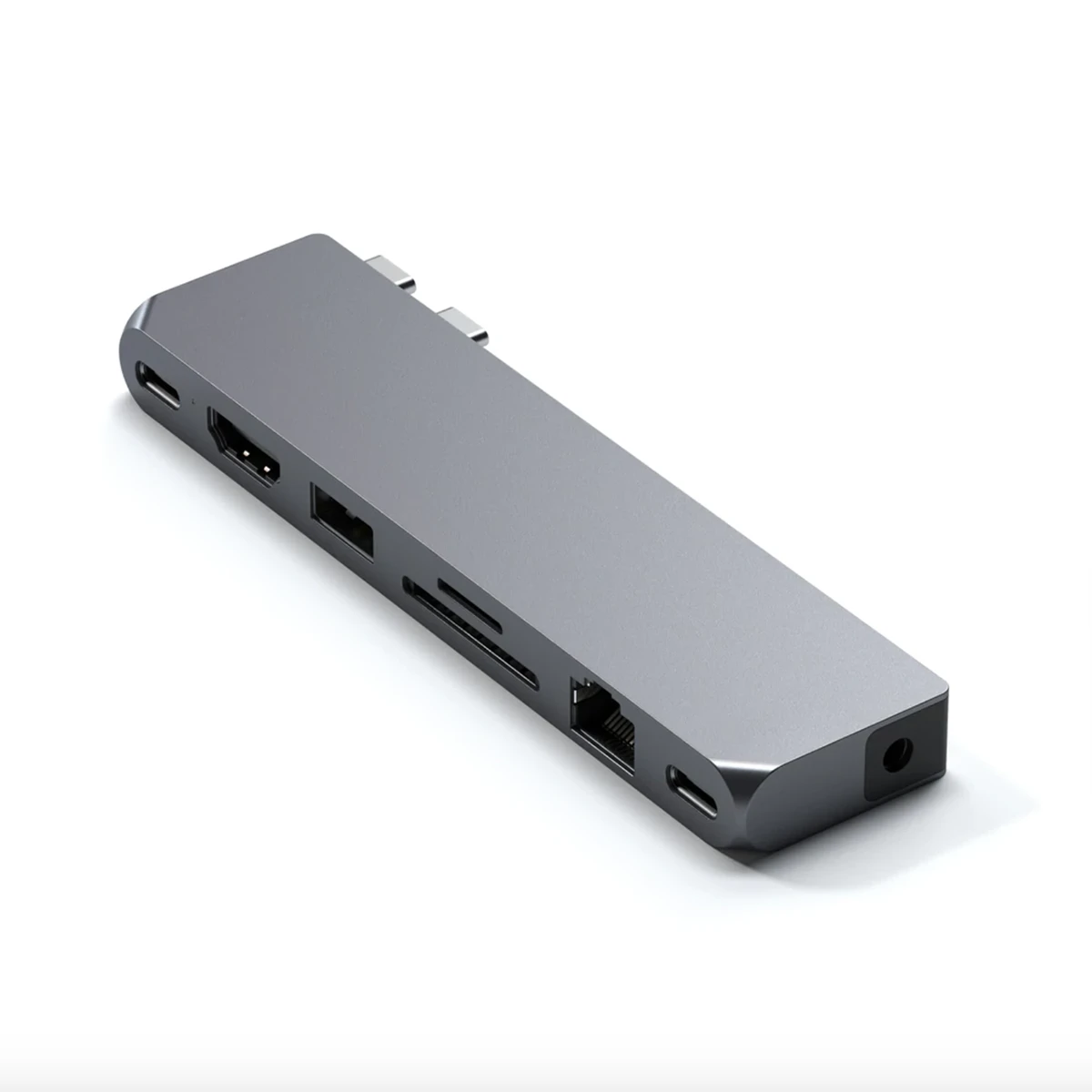 Хаб Satechi Aluminum USB-C Pro Hub Max Adapter Space Gray (ST-UCPHMXM)