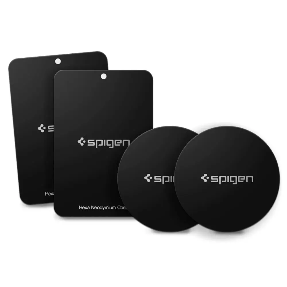 Набір для тримача Spigen Kuel MP-4P Car Mount Metal Plates Black (4Pack)
