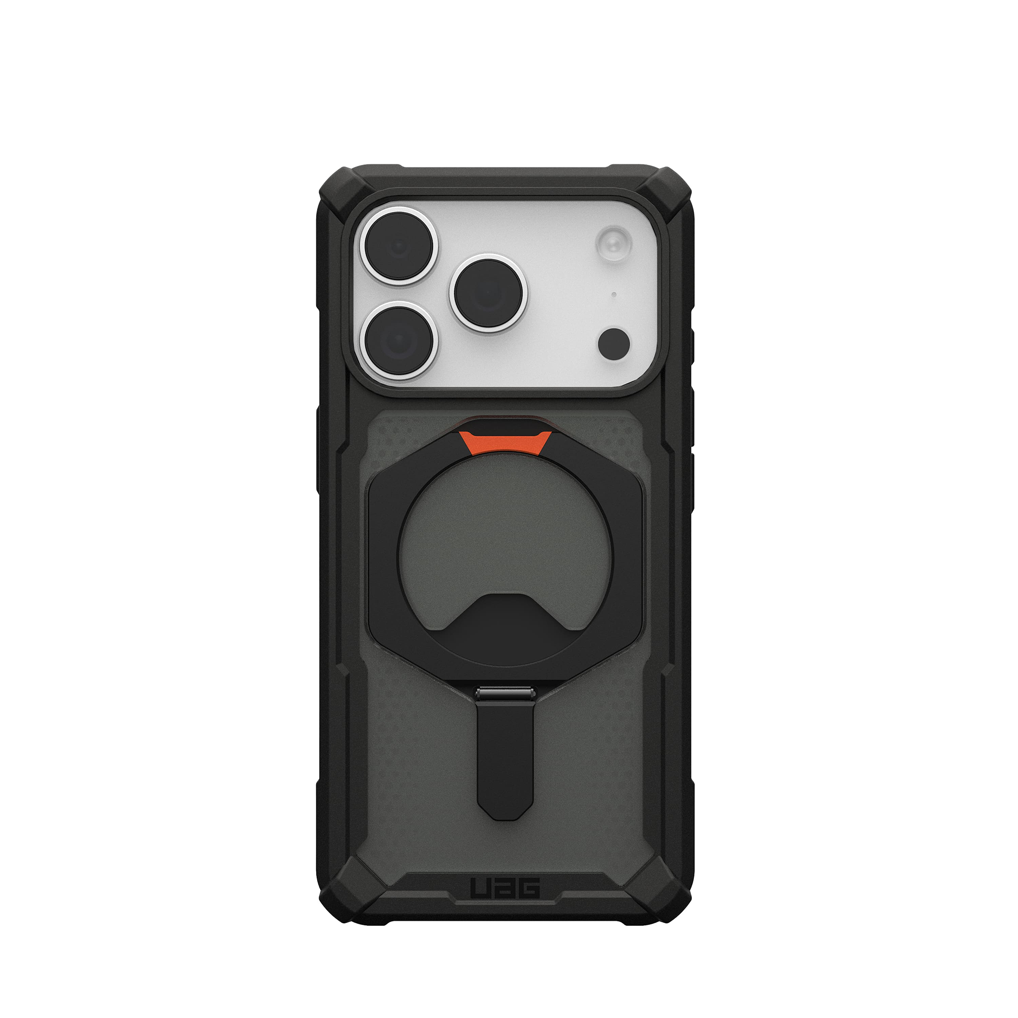 Чохол UAG для iPhone 17 Pro, Plasma XTE MagSafe, Black/Pop Orange