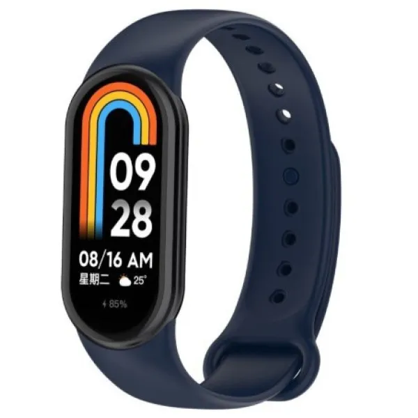 Ремінець Silicone Xiaomi Mi Band 8 (темно-синій)
