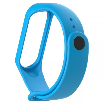 Силіконовий ремінець для Xiaomi Mi Band 3/4 - Light Blue