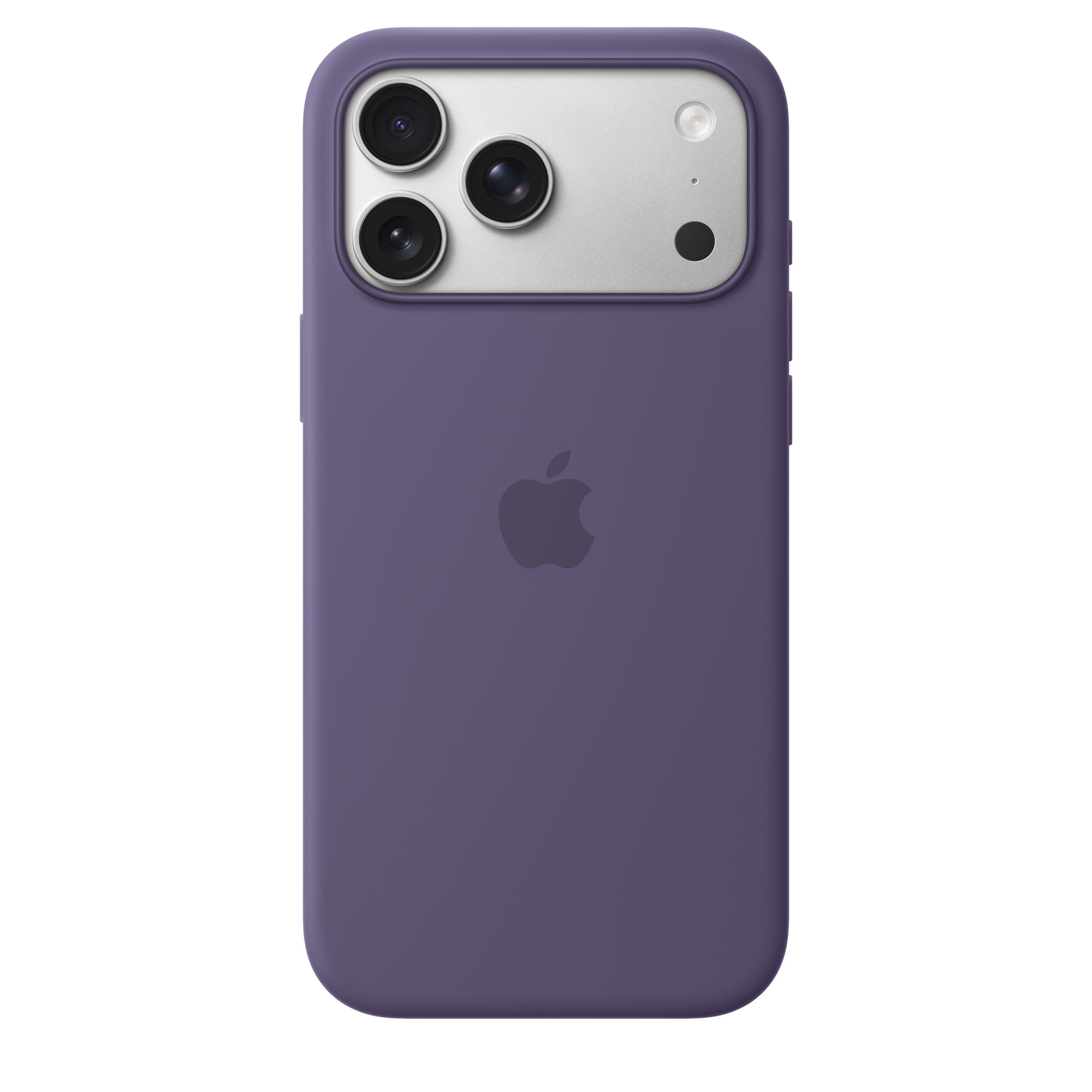 Чохол Silicone Case with Button, Animation & MagSafe iPhone 17 Pro Max, Purple Fog (OEM)