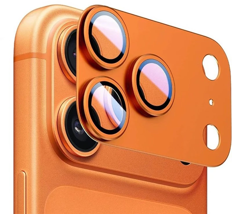 Захисне скло камери MaiKai Titan Full Block Protector for iPhone 17 Pro Max (Orange)