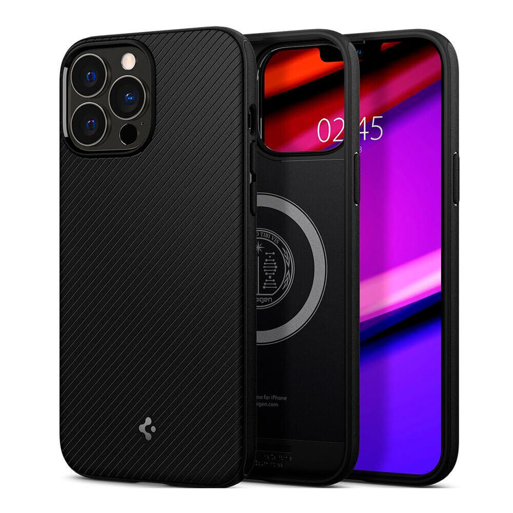 Чохол Spigen для Apple iPhone 13 Pro Mag Armor, Matte Black