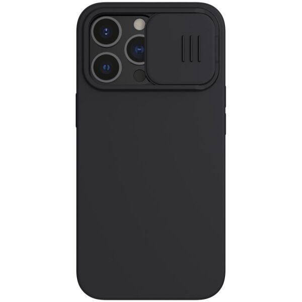 Чохол Nillkin CamShield Silky Magnetic Silicone для iPhone 13 Pro Max Black (Чорний)
