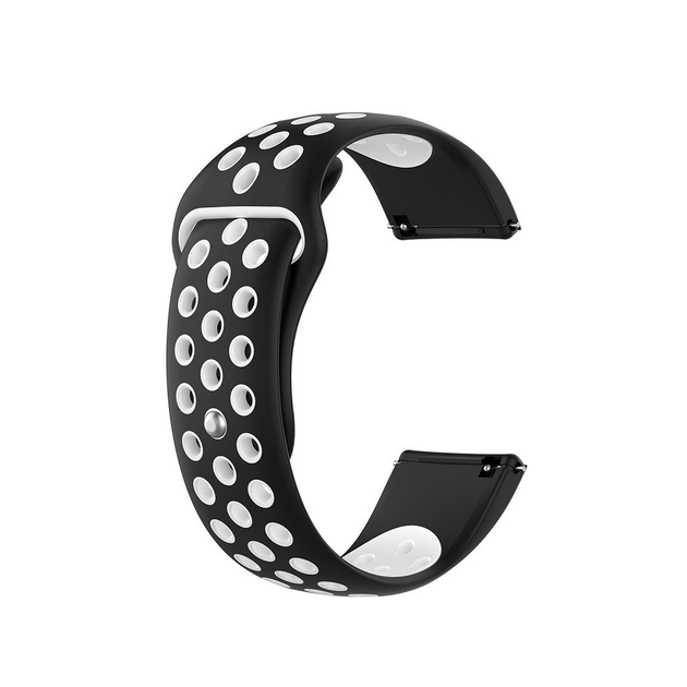 Ремінець Universal Nike 20mm Nike (для Xiaomi, Huawei, Samsung) Black/White