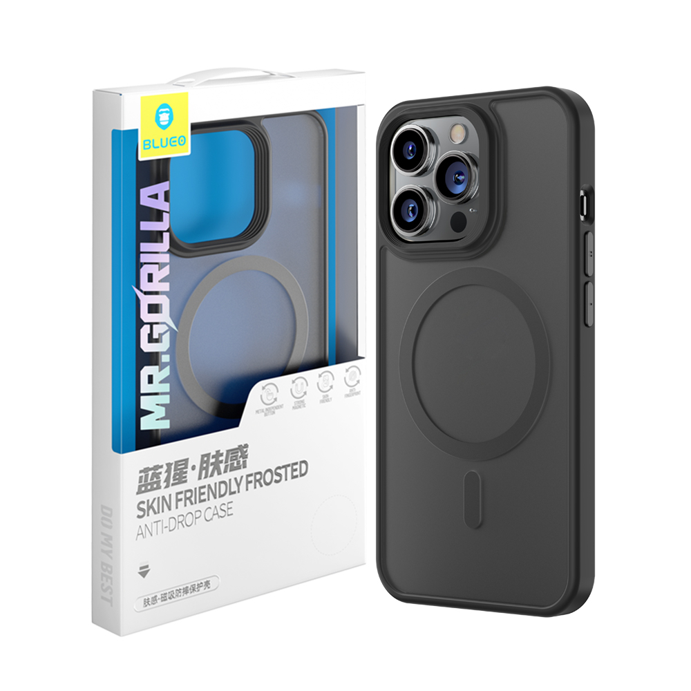 Чохол Blueo Frosted Anti-Drop Case for iPhone 13 Pro with MagSafe Black