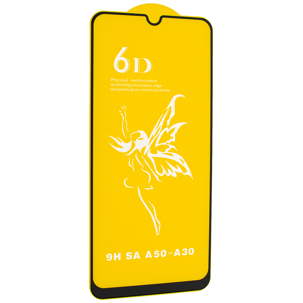 Захисне Скло PREMIUM 6D для Samsung A20/A30/A40s/A50/M30/M50 - Black