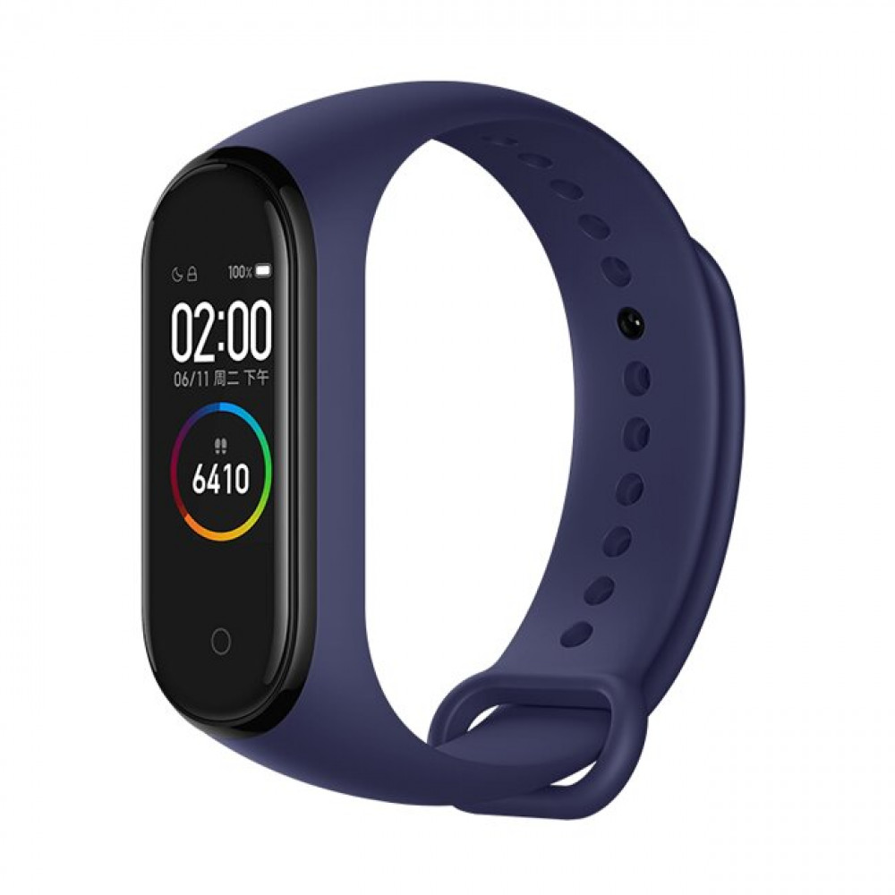 Силіконовий ремінець для Xiaomi Mi Band 3/4 - Midnight Blue