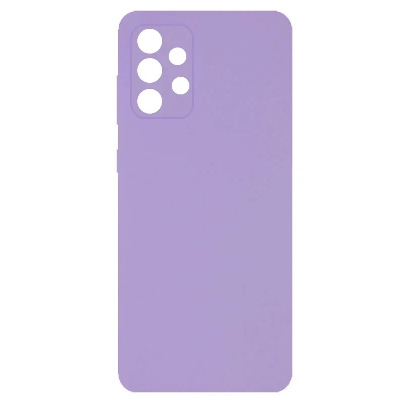 Чохол Silicone Cover Full Camera (AA) для Samsung A53 5G (Бузковий/Dasheen)