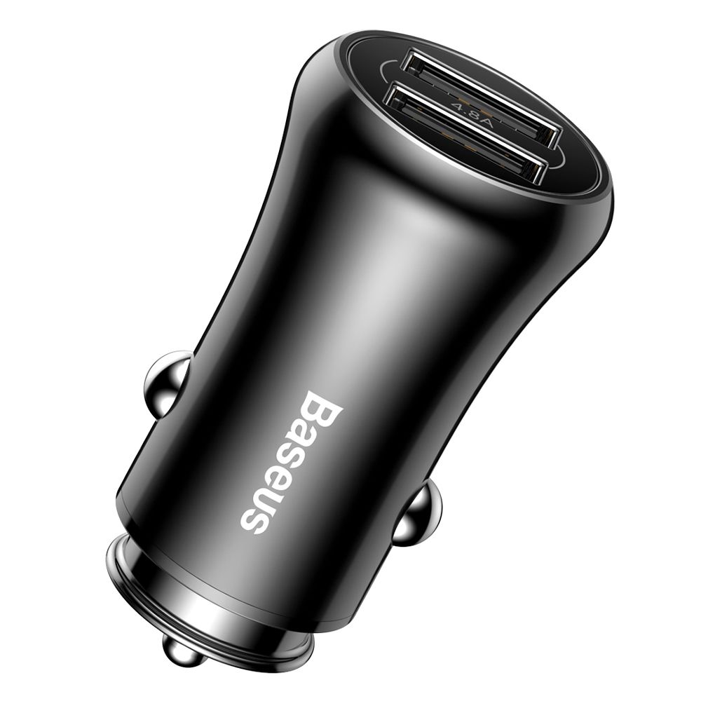 АЗП Baseus Gentleman 4.8A 2USB - Black