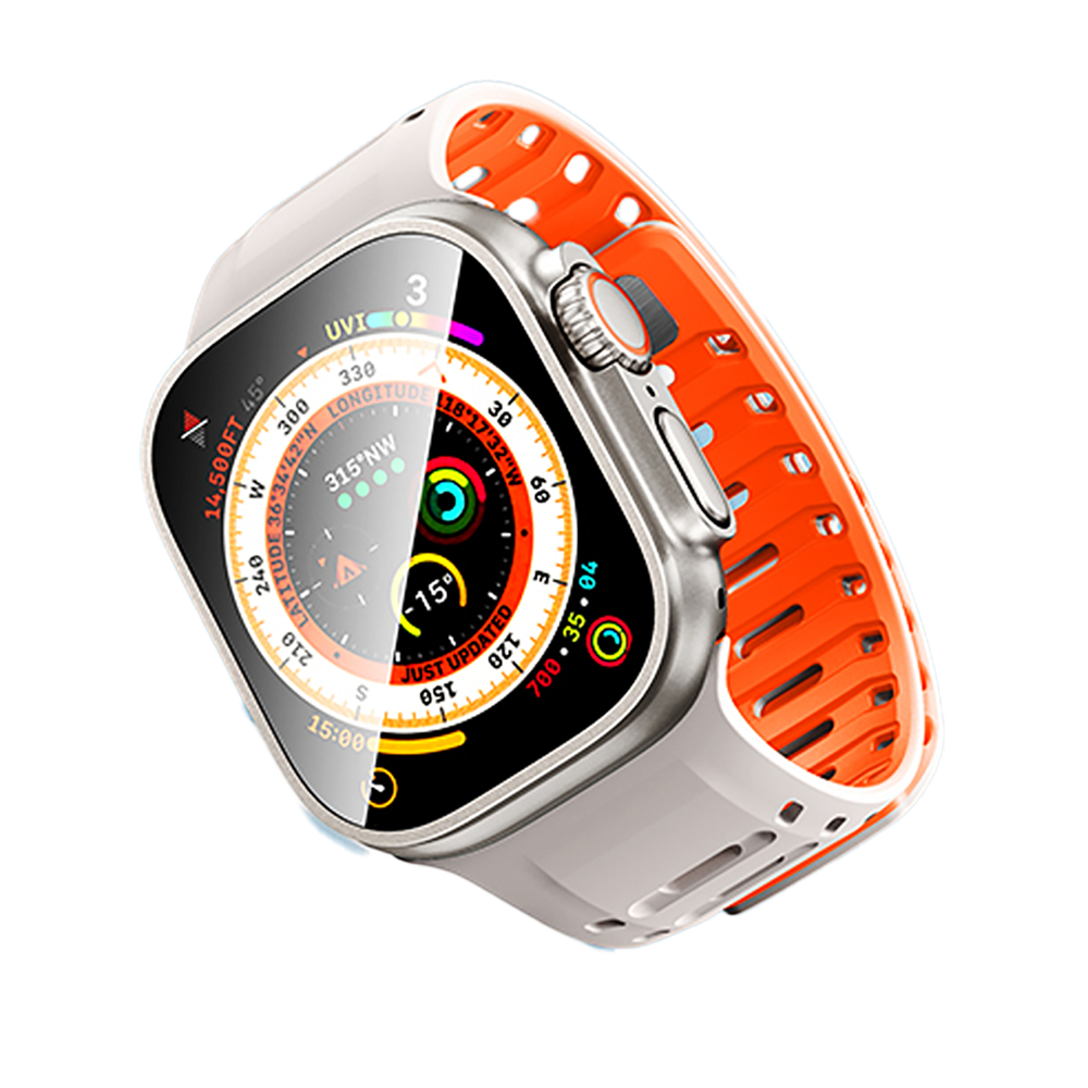 Ремінець для Apple Watch Hoco AS106 (44/45/46/49mm) Starlight orange