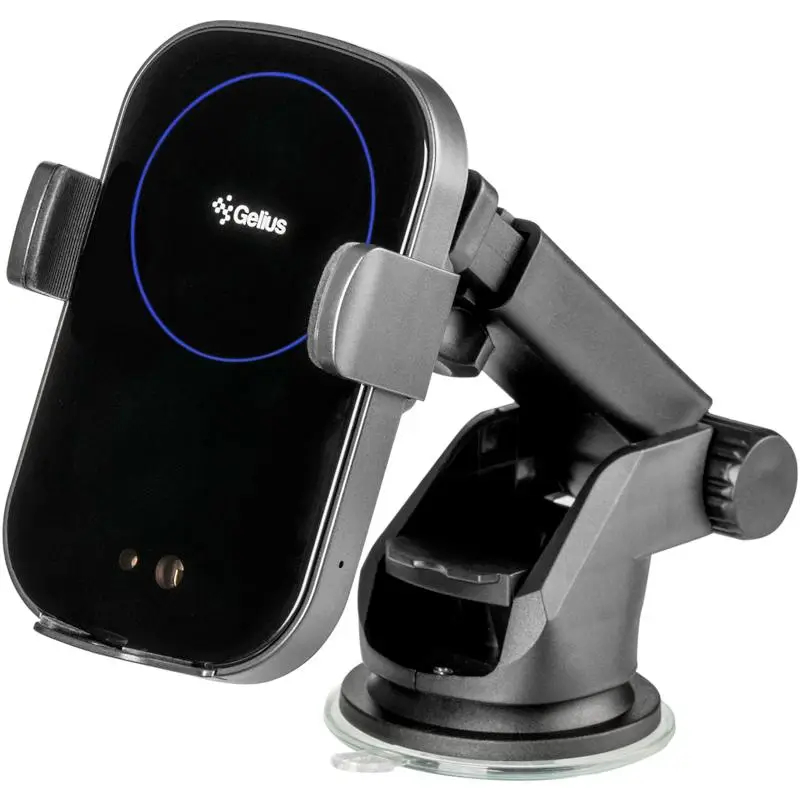 Автотримач Gelius Pro Wally 2i Automatic WC-002 15W (Wireless Charger) Black (12 міс)