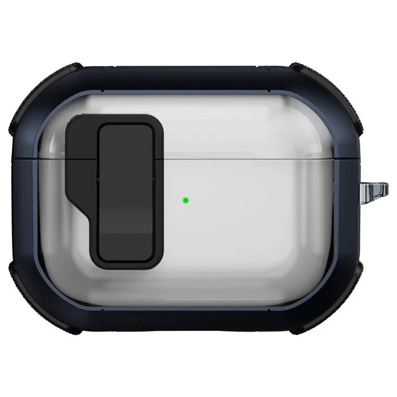 Футляр протиударний Locking Button для навушників Airpods Pro 3 (Blue)