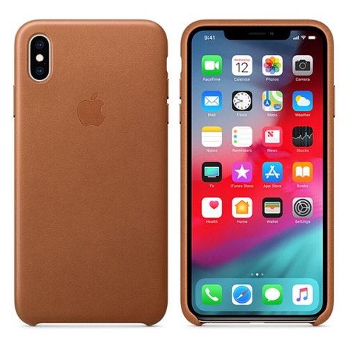 Чохол MaiKai Elite Leather для iPhone XS Max - Saddle Brown