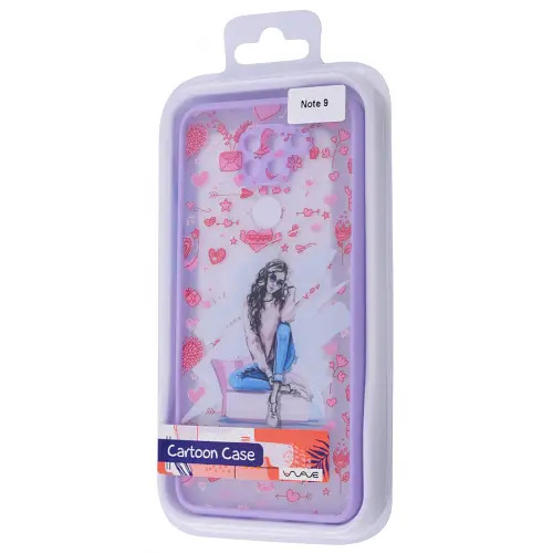 Чохол WAVE Cartoon Case (PC+TPU) Xiaomi Redmi Note 9S/Note 9 Pro - Heart Overload