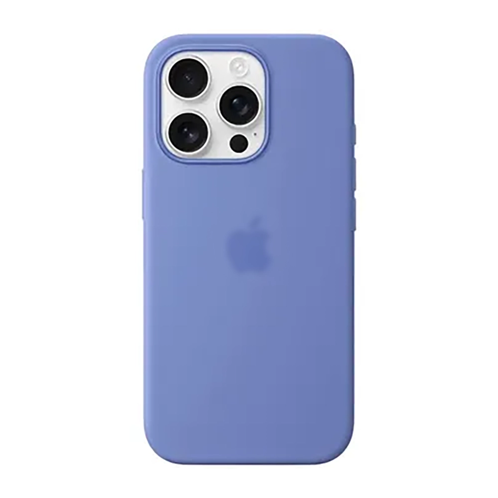 Чохол Silicone Case with Button, Animation & MagSafe iPhone 16 Pro Max, Periwinkle (OEM)