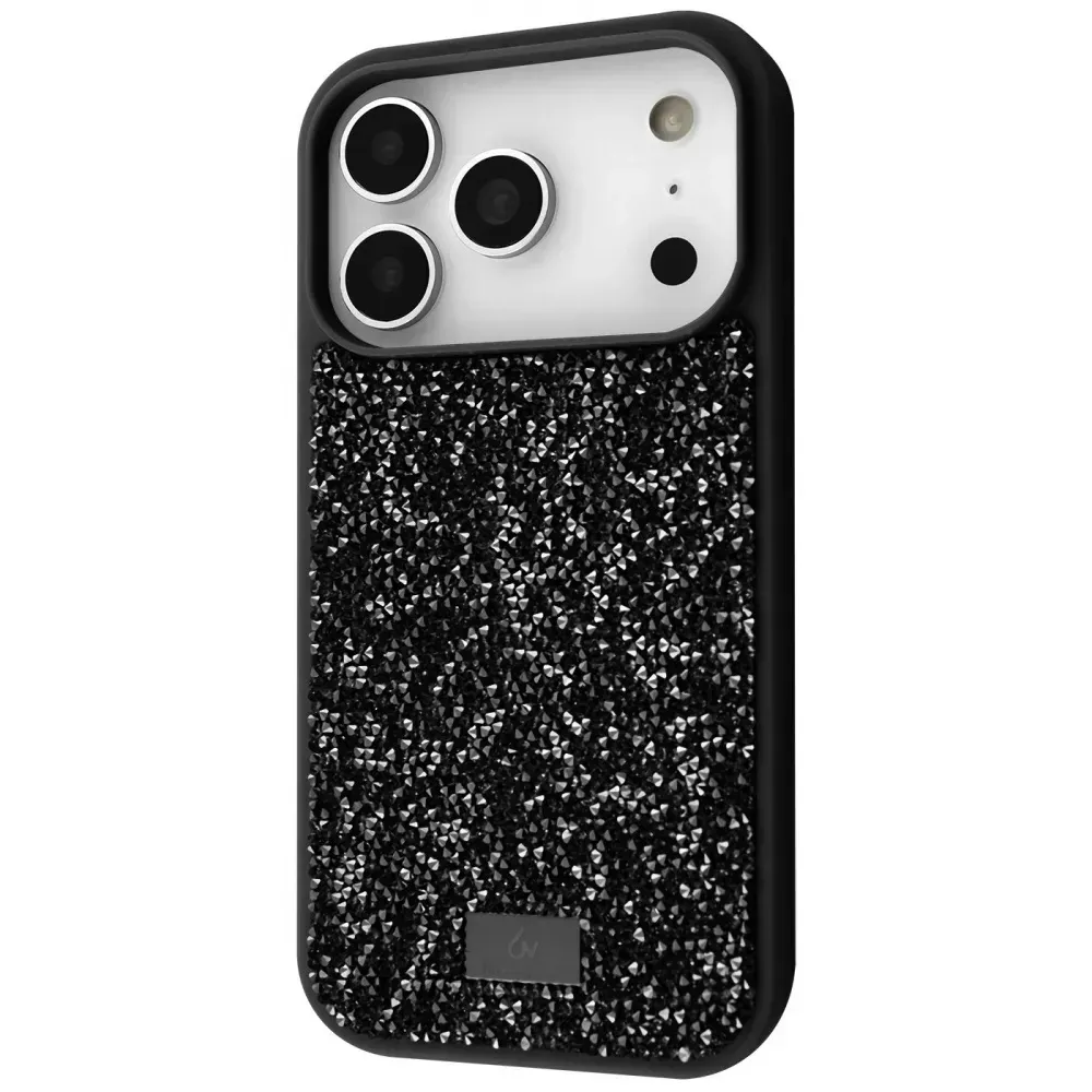 Чохол Bling World Rock Diamond (TPU) iPhone 17 Pro Max (чорний)