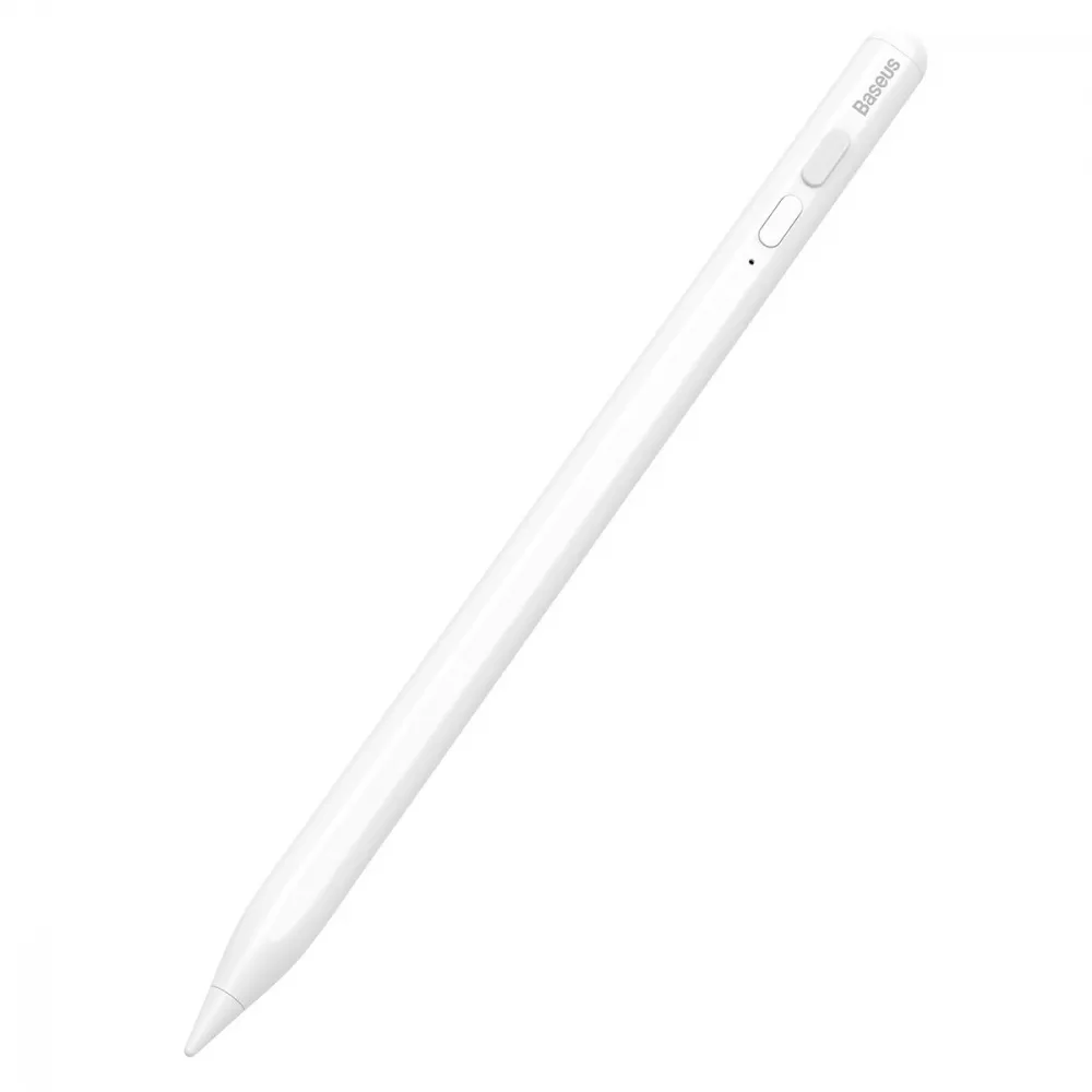Стілус Baseus Smooth Writing with LED Indicators + Active tip + Cable Type-C 3A 0.3m Білий