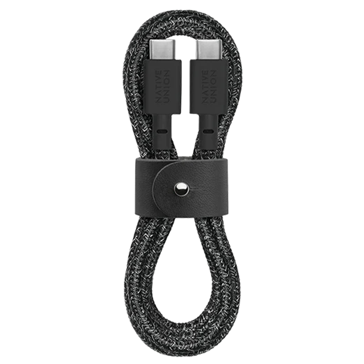 Кабель Native Union Belt Cable USB-C to USB-C Cosmos Black (1.2 m) (BELT-C-CS-BLK-2-NP)