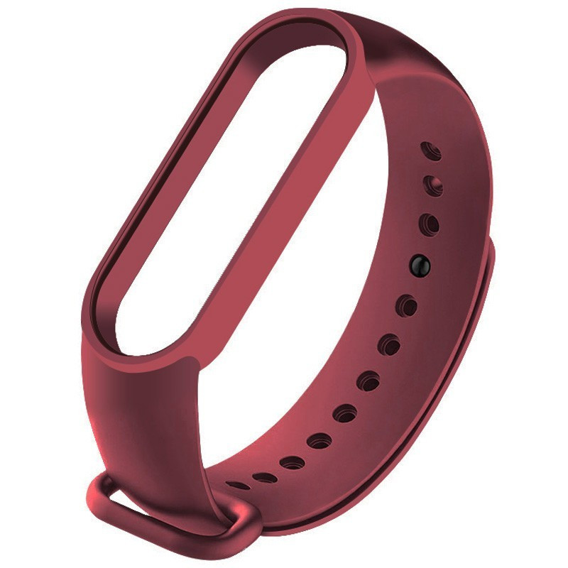 Силіконовий ремінець для Xiaomi Mi Band 5/6 - Maroon