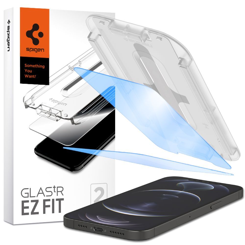 Захисне скло Spigen для Apple Iphone 13 Pro Max tR EZ Fit Transparency Sensor Open (Anti-BlueLight)