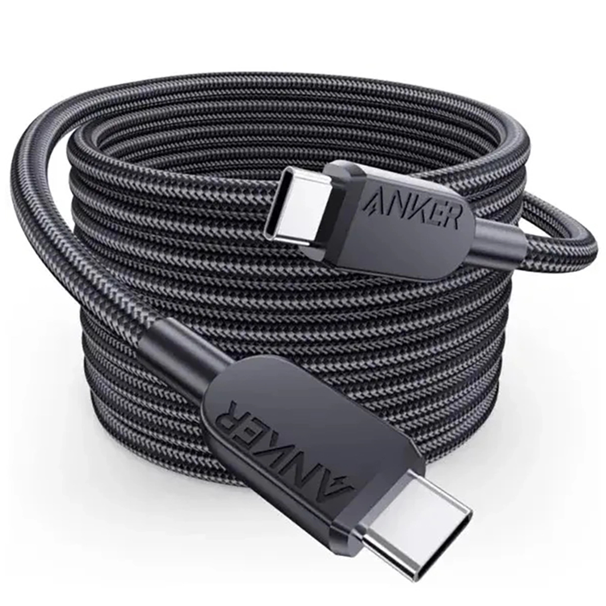 Кабель ANKER 310 USB-C to USB-C - 0.9m 240W Nylon (Чорний)