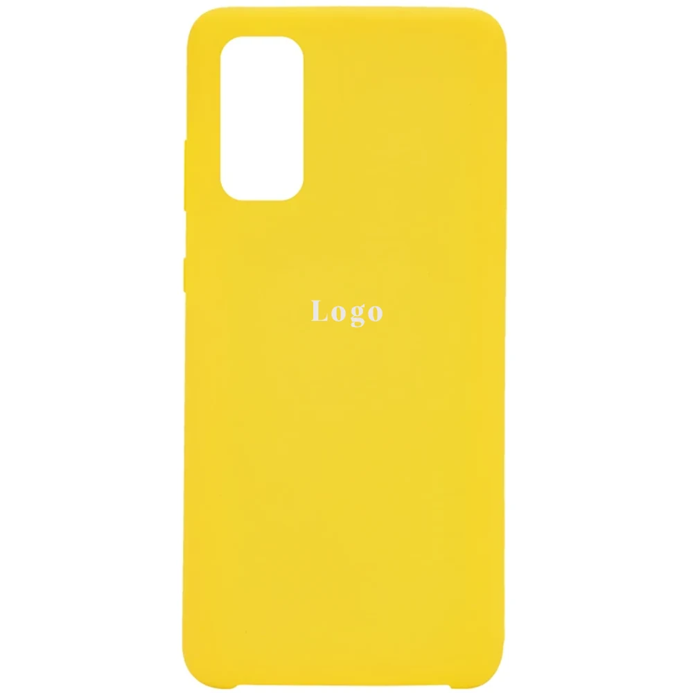Чохол Silicone Case для Samsung S20 - Yellow