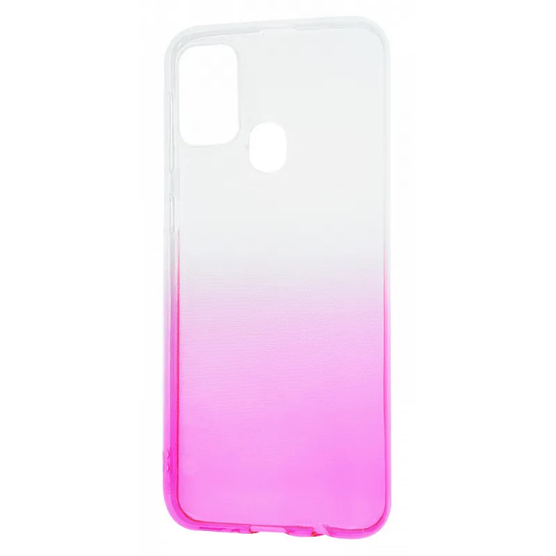 Чохол силіконовий Gradient 0.5mm для Samsung A40 (A405F) White Pink