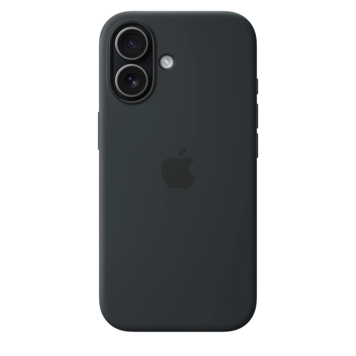 Чохол Silicone Case with Button, Animation & MagSafe iPhone 17, Black (OEM)