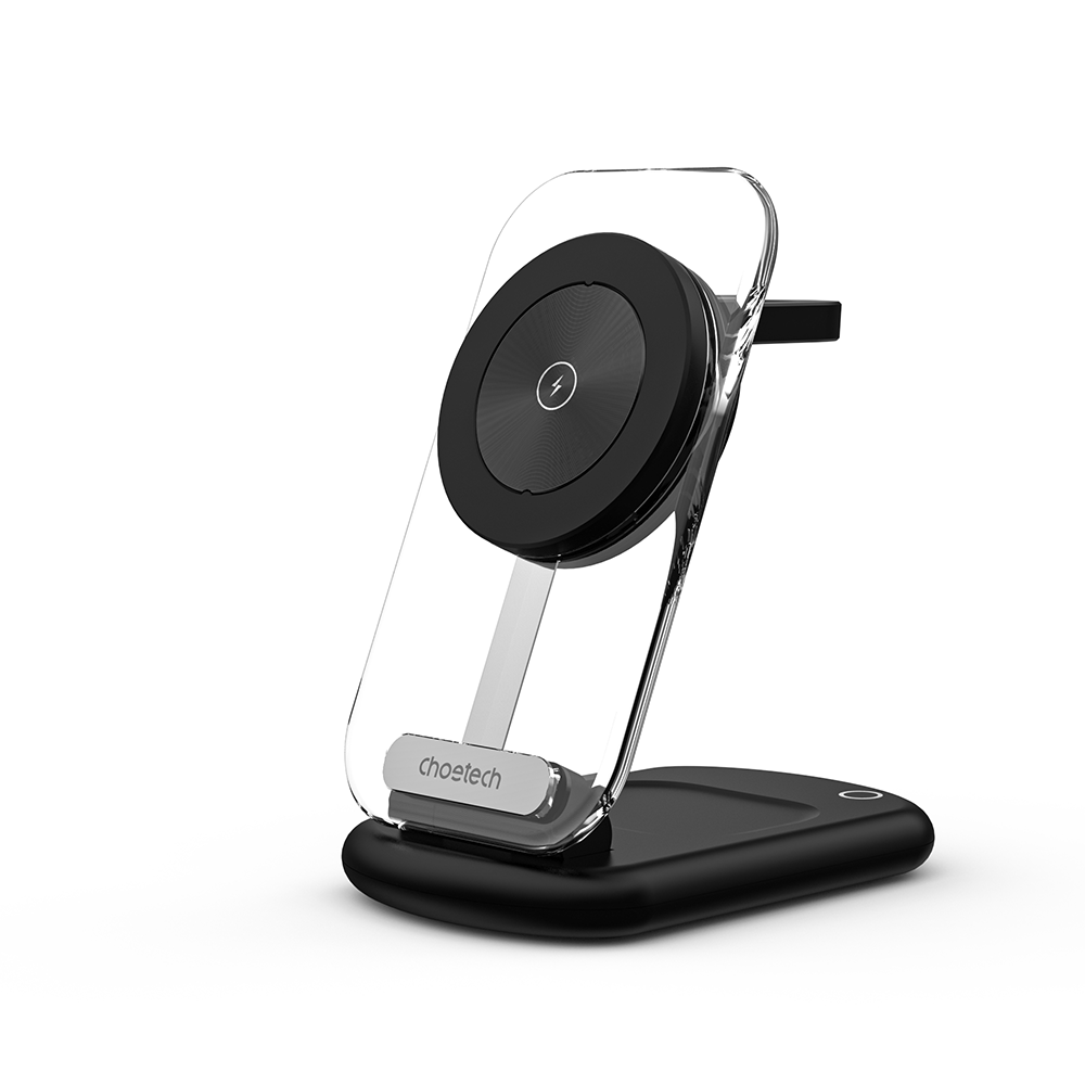БЗП Choetech Choetech 15W Foldable 3-in-1 Ambient Light Magnetic Wireless Charger
