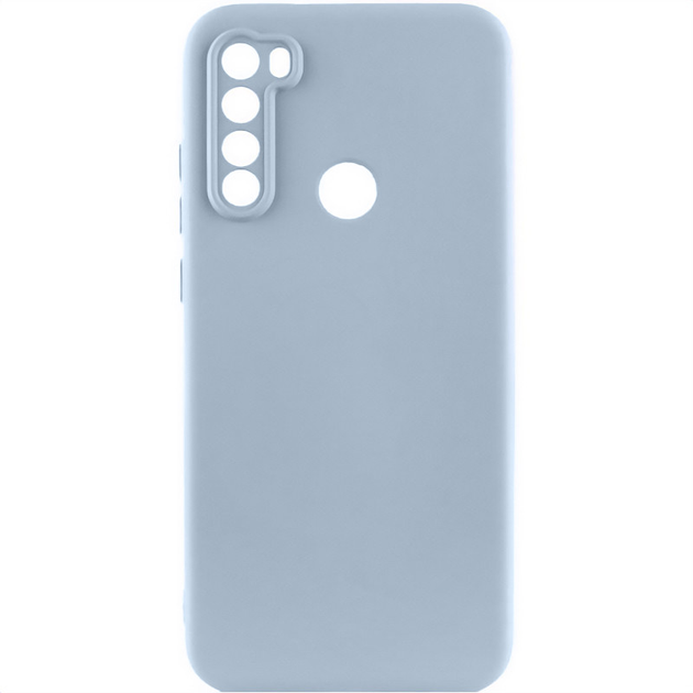 Чохол TPU GETMAN Liquid Silk Full Camera для Xiaomi Redmi Note 8T (Блакитний / Lilac Blue)