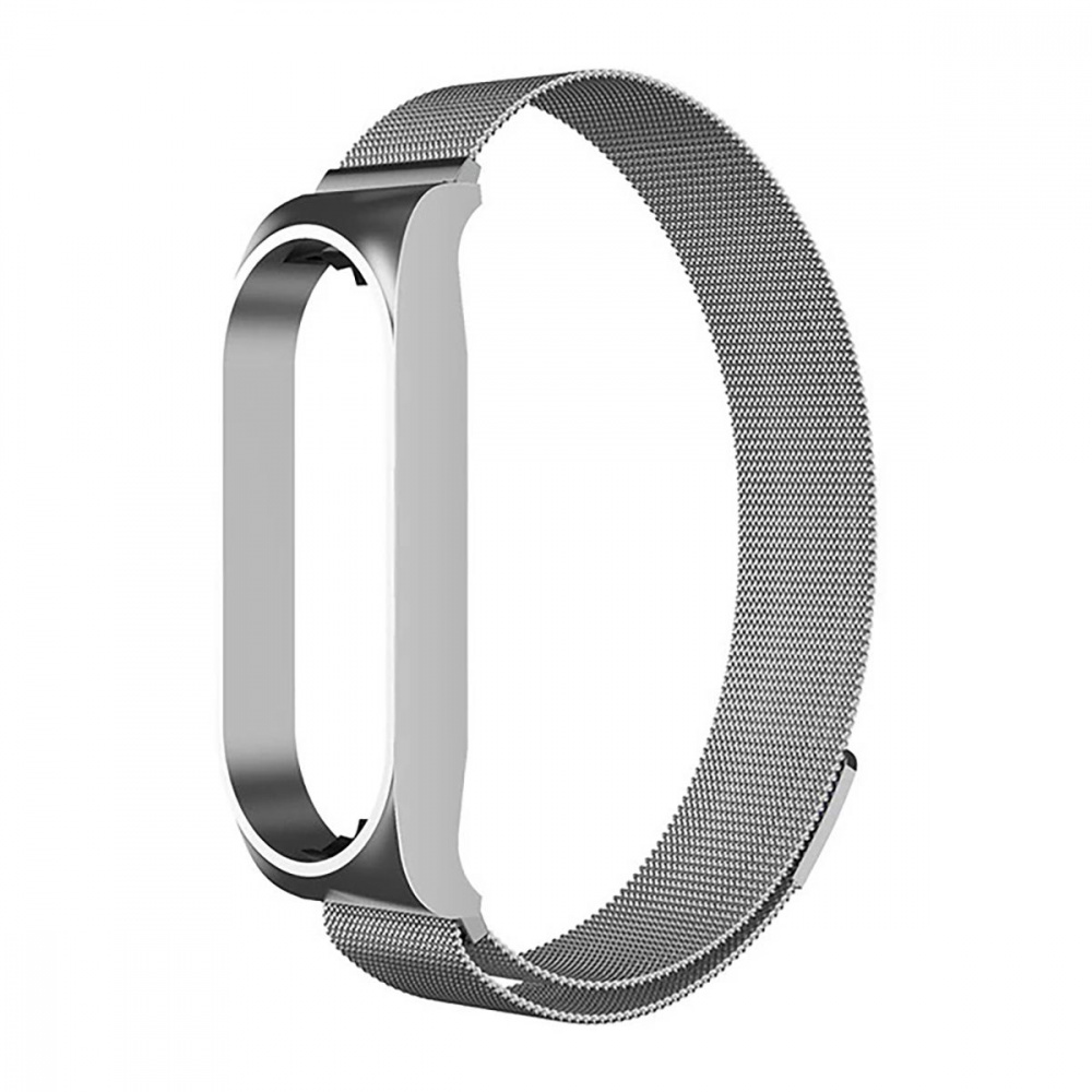 Ремінець Milanese Loop Xiaomi Mi Band 8 (срібний)