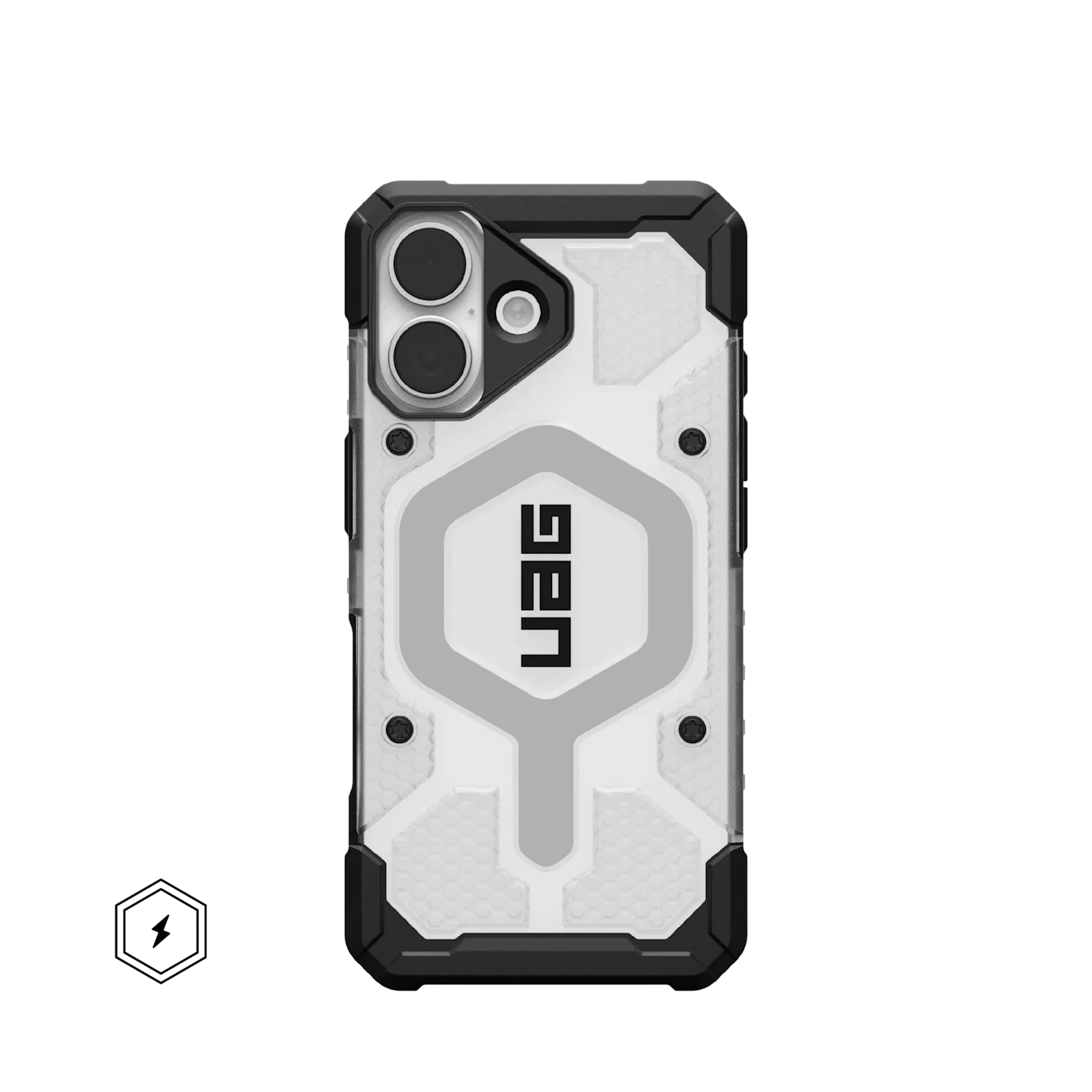 Чохол UAG для iPhone 17, Pathfinder Clear MagSafe, Ice/Silver