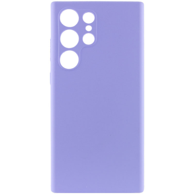 Чохол Silicone Cover Lakshmi Full Camera (AAA) для Samsung Galaxy S24 Ultra (Бузковий / Dasheen)
