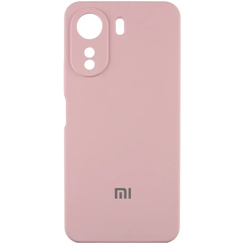 Чохол Silicone Cover Lakshmi Full Camera (AAA) with Logo для Xiaomi Redmi 15 (EU) (Pink Sand)