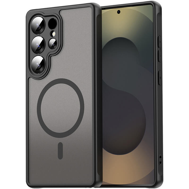 Чохол TPU Bloom with MagSafe для Samsung Galaxy A55 5G (Black)