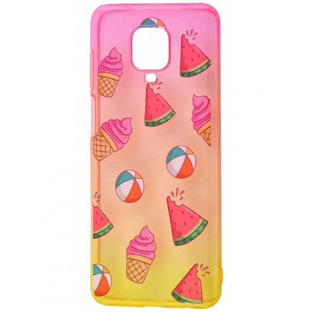 Чохол WAVE Sweet & Acid Case (TPU) Xiaomi Redmi Note 9 (червоний/жовтий/кавун)
