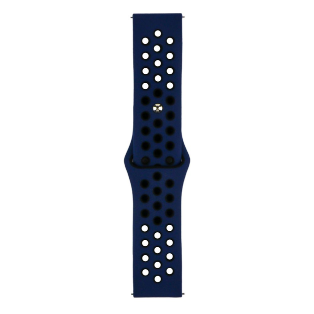 Ремінець Iniversal Nike 22mm Nike (для Xiaomi, Huawei, Samsung) Dark Blue/Black