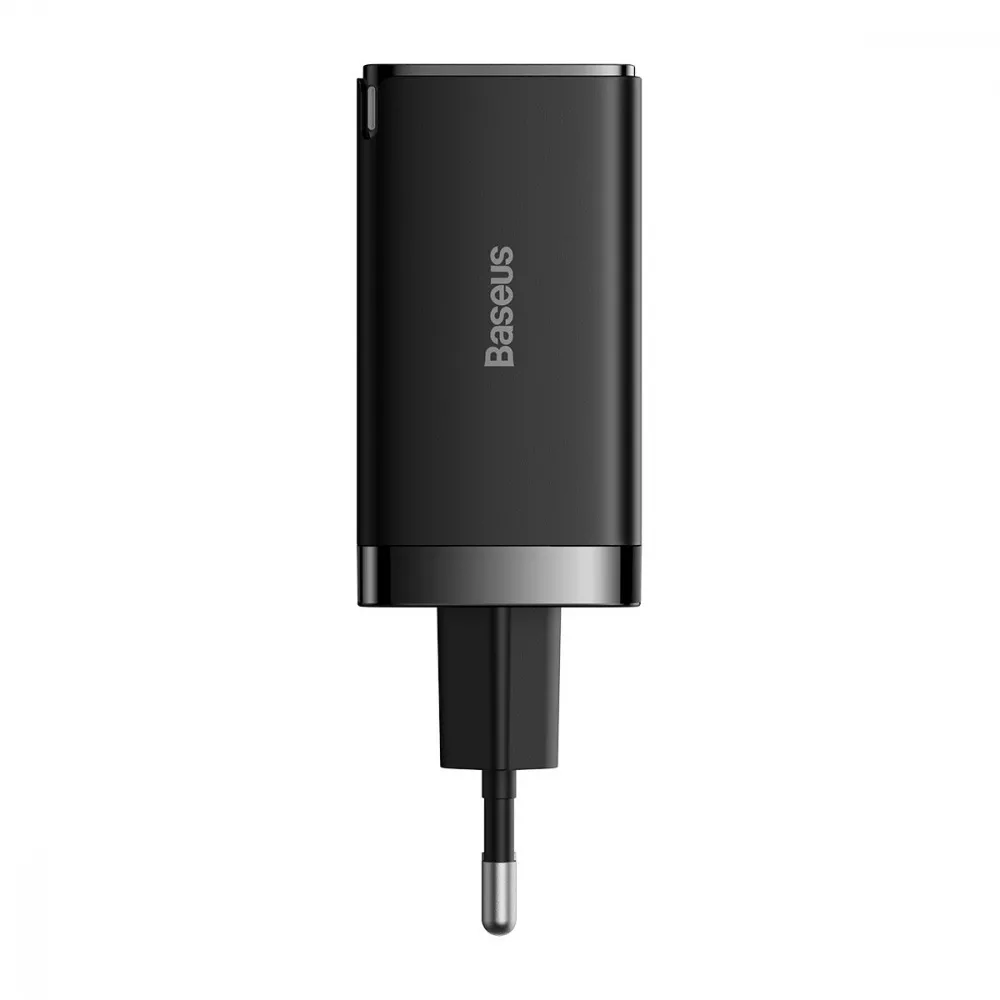 МЗП Baseus GaN5 Pro 65W (2 Type-С+USB ) + Кабель Type-C to Type-C 100W (1m) (чорний)
