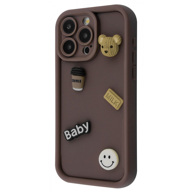 Чохол Pretty Things Case iPhone 16 (brown/bear)