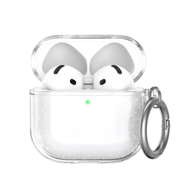 Чохол AhaStyle Transparent TPU Case for Airpods 4 Glitter